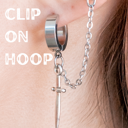 Design-Your-Own Dagger Ear Plug Earrings (non-piercing options available)