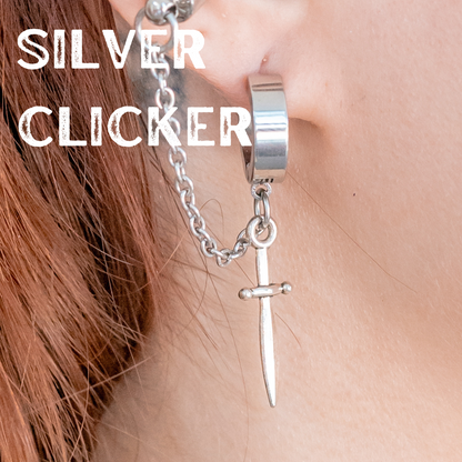 Design-Your-Own Dagger Ear Plug Earrings (non-piercing options available)