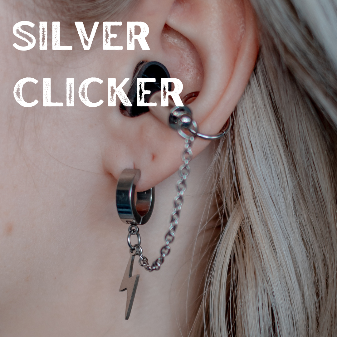 Design-Your-Own Lightning Bolt Ear Plug Earrings (non-piercing options available)