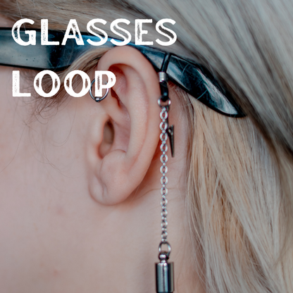 Design-Your-Own Lightning Bolt Ear Plug Earrings (non-piercing options available)