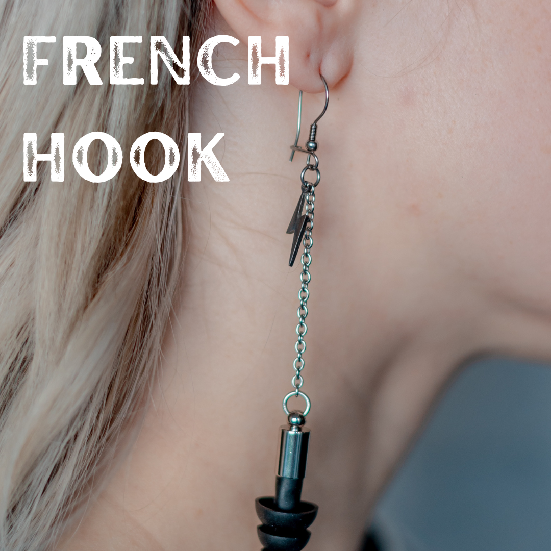 Design-Your-Own Lightning Bolt Ear Plug Earrings (non-piercing options available)