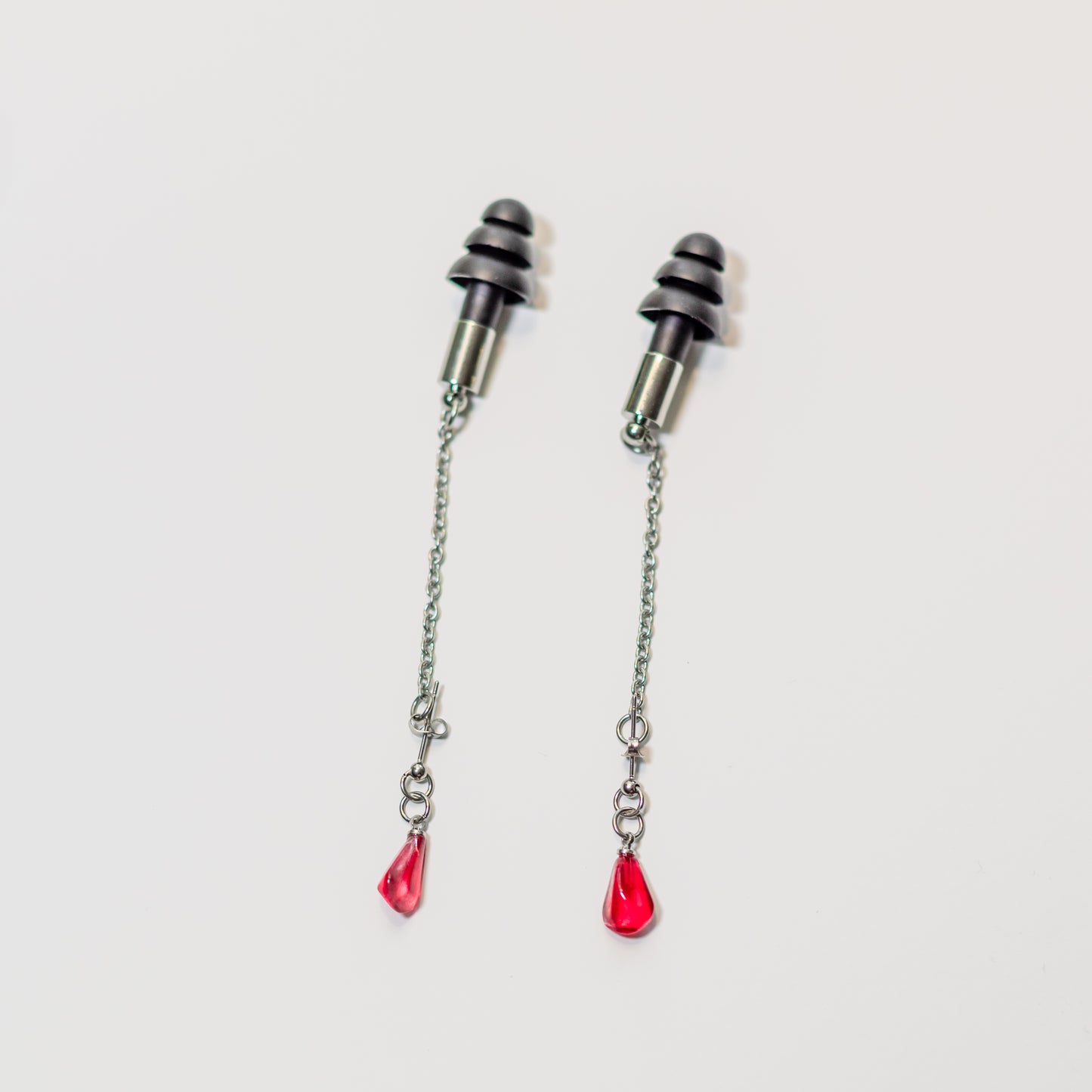 Pomegranate Seed Stud Ear Plug Earrings