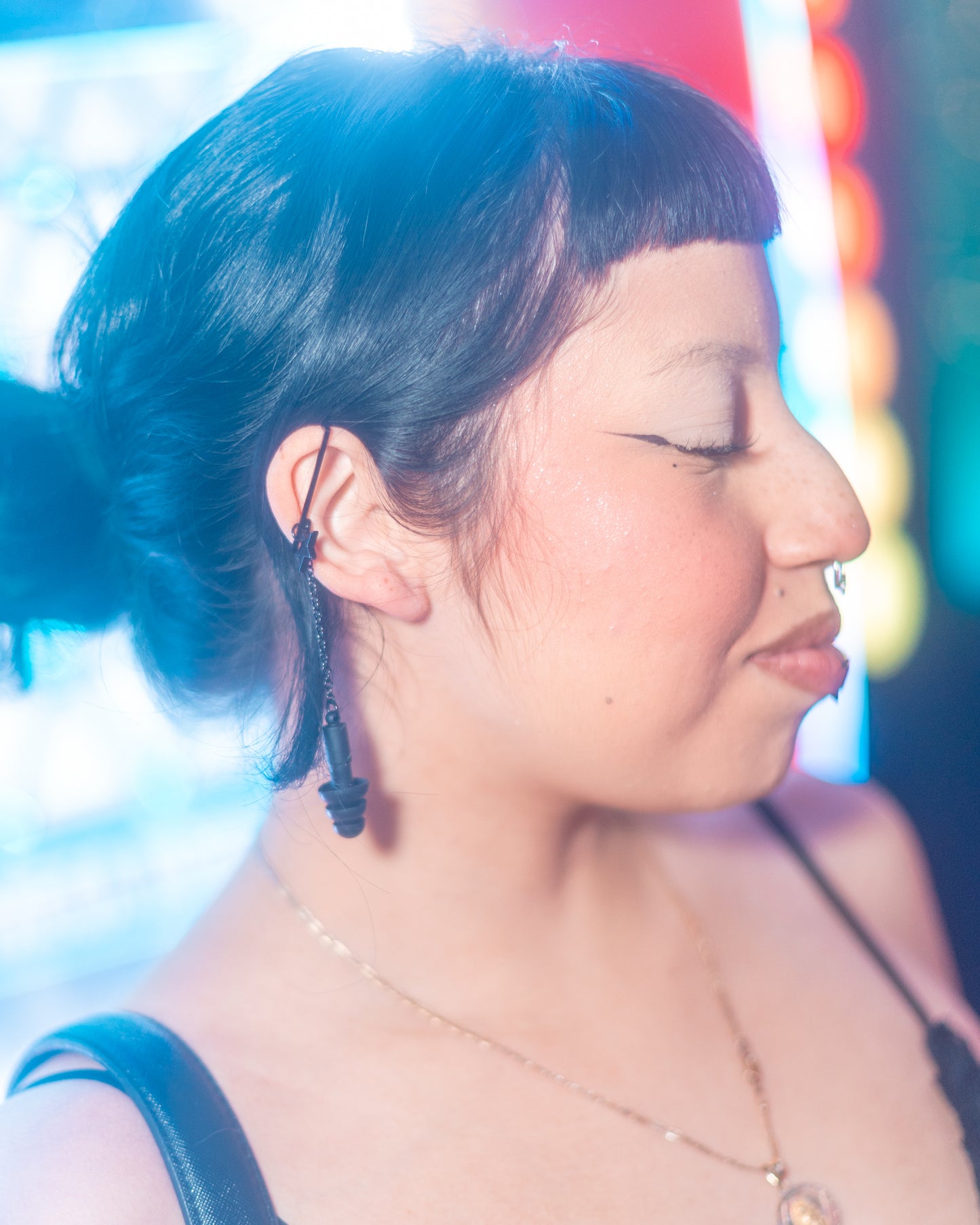 Black Star Ear Plug Ear Crowns (no piercings needed)