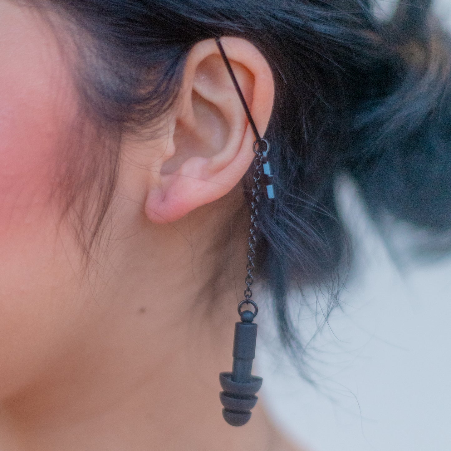 Black Star Ear Plug Ear Crowns (no piercings needed)