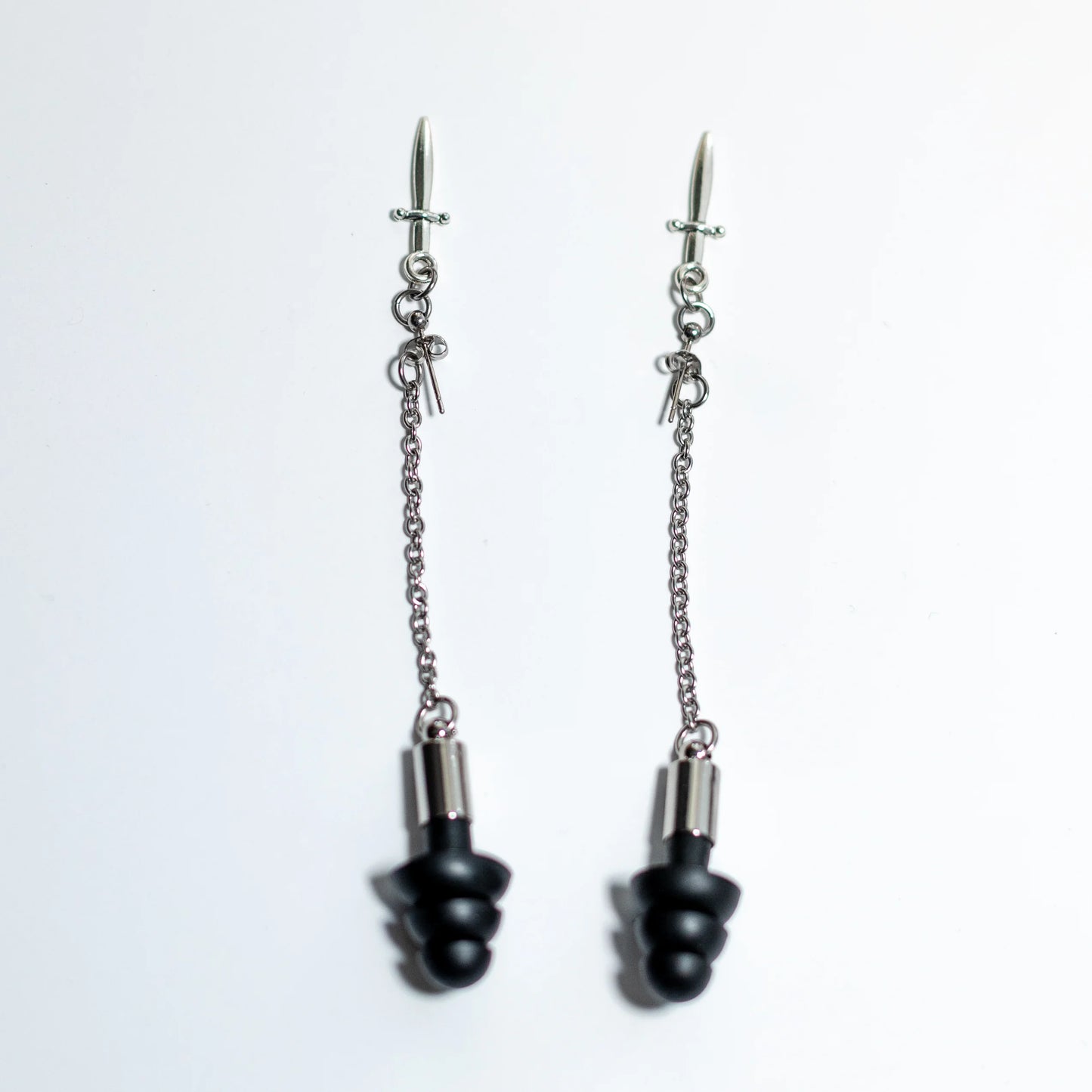 Dagger Stud Ear Plug Earrings
